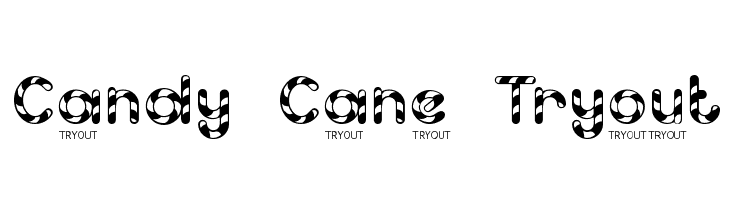 Candy Cane Tryout Font