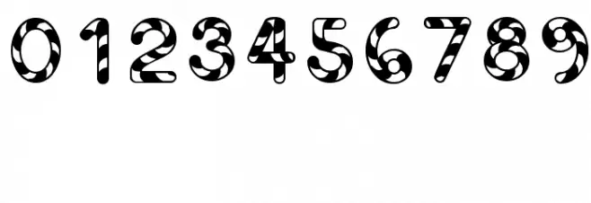 Candy Cane [Unregistered] Fuentes OTROS CHARS