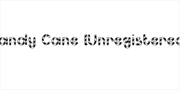 Candy Cane [Unregistered] Logo