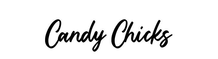 Candy Chicks  Frei Schriftart Herunterladen