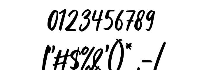 Candy Chicks Font OTHER CHARS