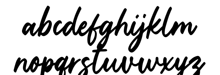 Candy Chicks Font LOWERCASE