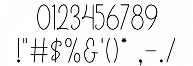 Candy Chocolate Font OTHER CHARS