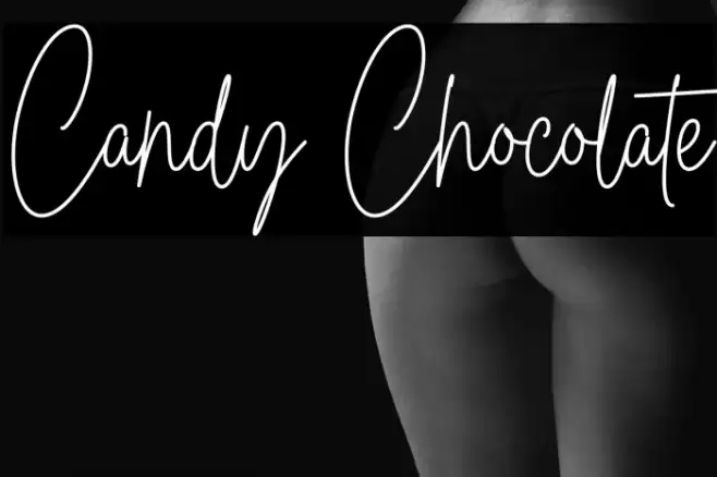Candy Chocolate Caratteri examples