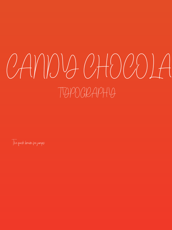 Candy Chocolate Poster