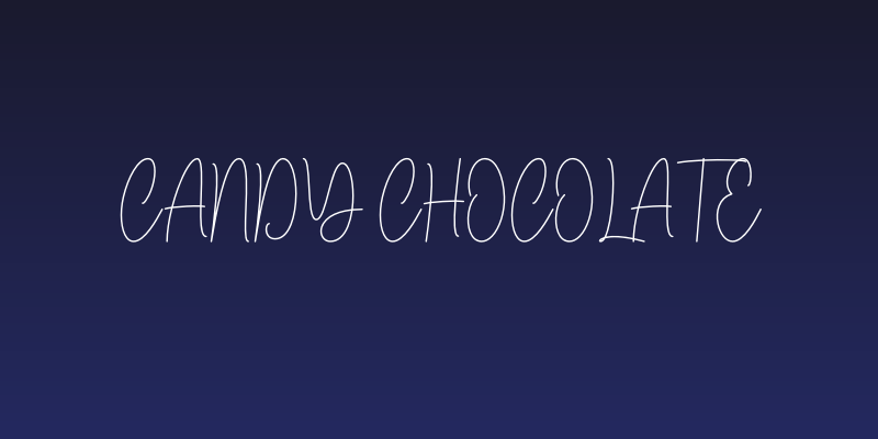 Candy Chocolate Social Header