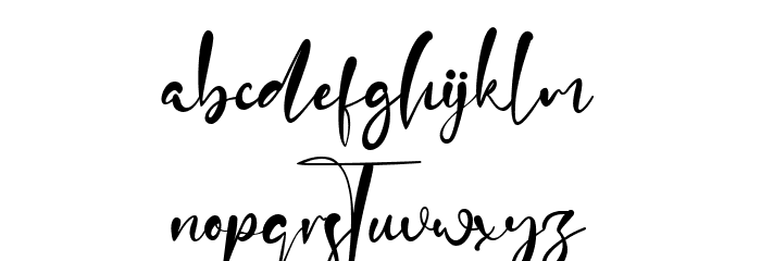 Candy Clause Font LOWERCASE