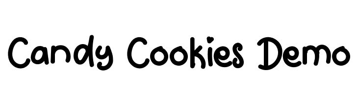 Candy Cookies Demo  नि: शुल्क फ़ॉन्ट्स डाउनलोड