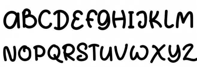 Candy Cookies Demo Font Litere mari