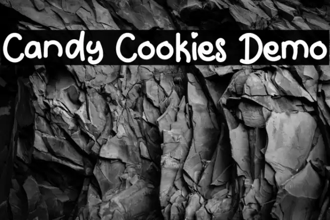 Candy Cookies Demo Font examples