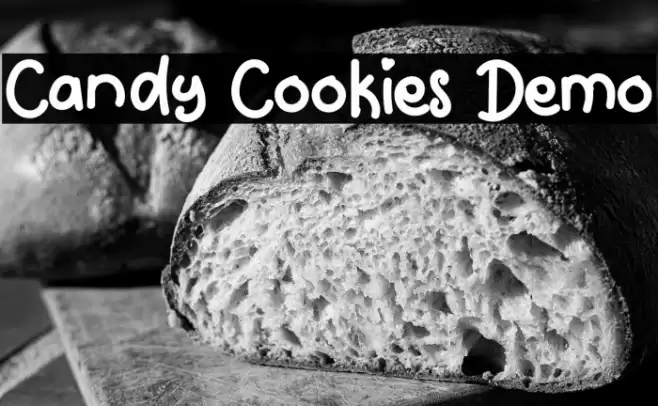 Candy Cookies Demo Font examples