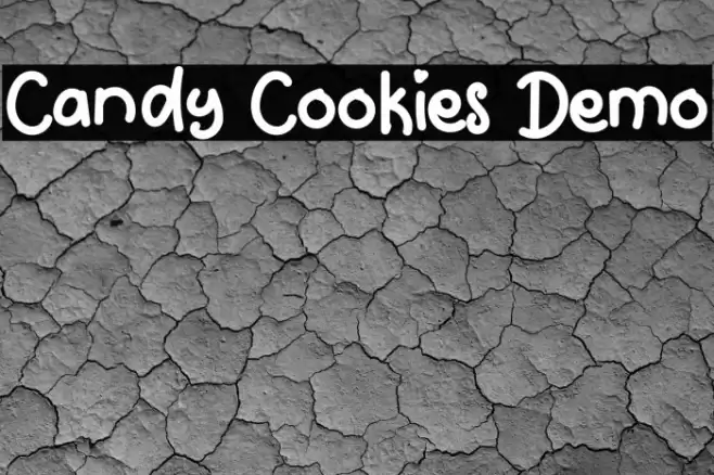 Candy Cookies Demo Font examples