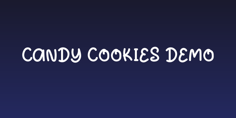 Candy Cookies Demo Social Header