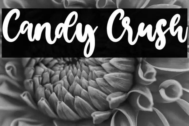 Candy Crush Font examples