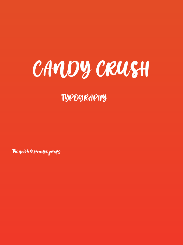 Candy Crush Poster