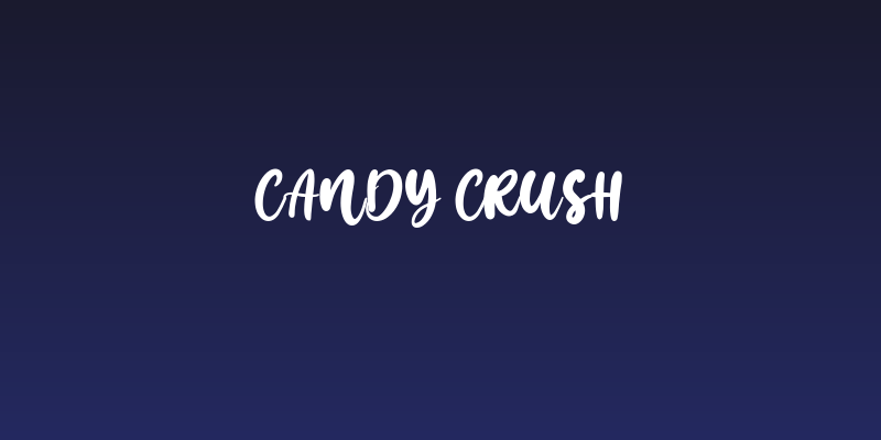 Candy Crush Social Header