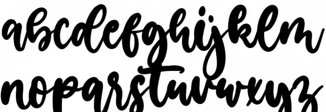 Candy Crush Schriftart Kleinbuchstaben