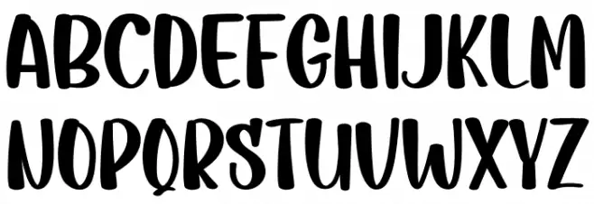 Candy Delight Font LOWERCASE