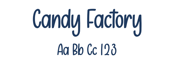 Candy Factory Font Preview
