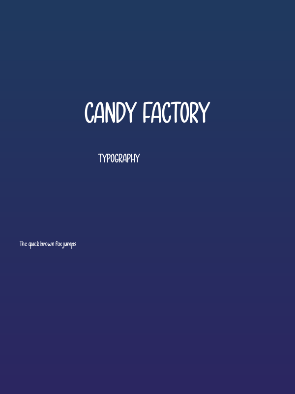 Candy Factory Poster