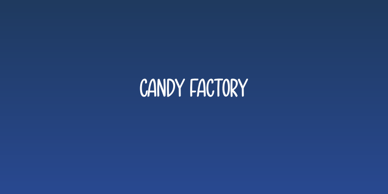 Candy Factory Social Header