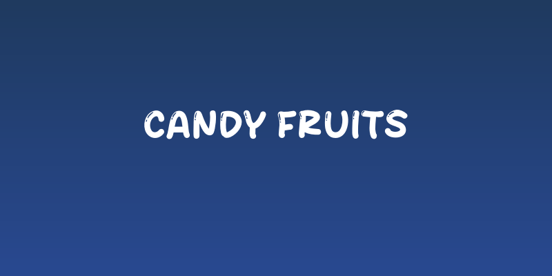 Candy Fruits Social Header