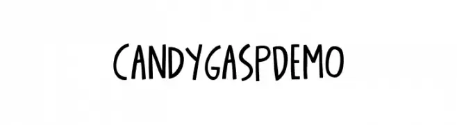 Candy Gasp DEMO  免费字体下载