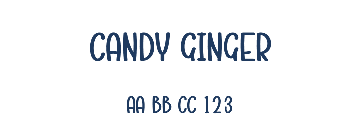 Candy Ginger Font Preview