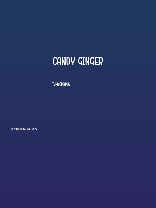 Candy Ginger Poster