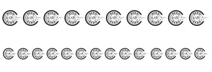 Candy Gum Demo Font OTHER CHARS