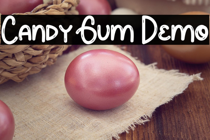 Candy Gum Demo Example 1