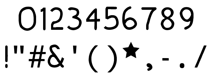 Candy Highway Regular Font OTHER CHARS