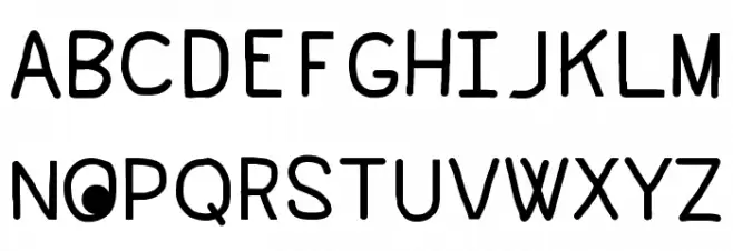 Candy Highway Regular Font Litere mari