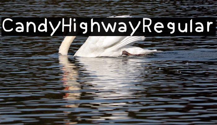 Candy Highway Regular Font examples