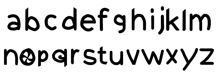 Candy Highway Regular Font LOWERCASE