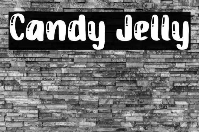 Candy Jelly Font examples