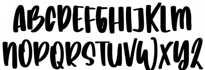 Candy Mints Шрифта ВЕРХНИЙ