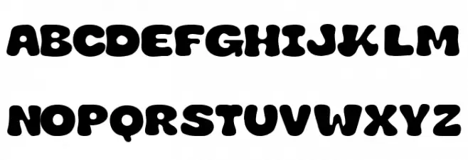 Candy Planet Font UPPERCASE