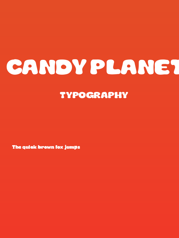 Candy Planet Poster