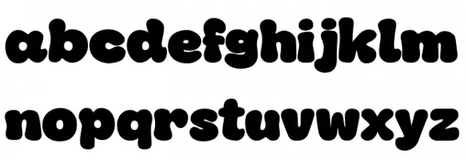 Candy Planet Font LOWERCASE