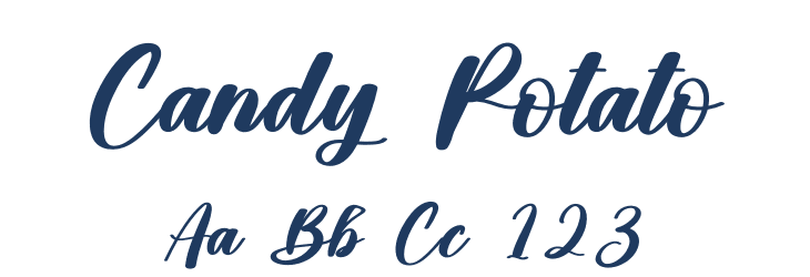 Candy Potato Font Preview