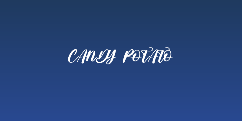 Candy Potato Social Header