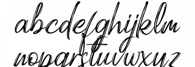 Candy Qelling Schriftart Kleinbuchstaben