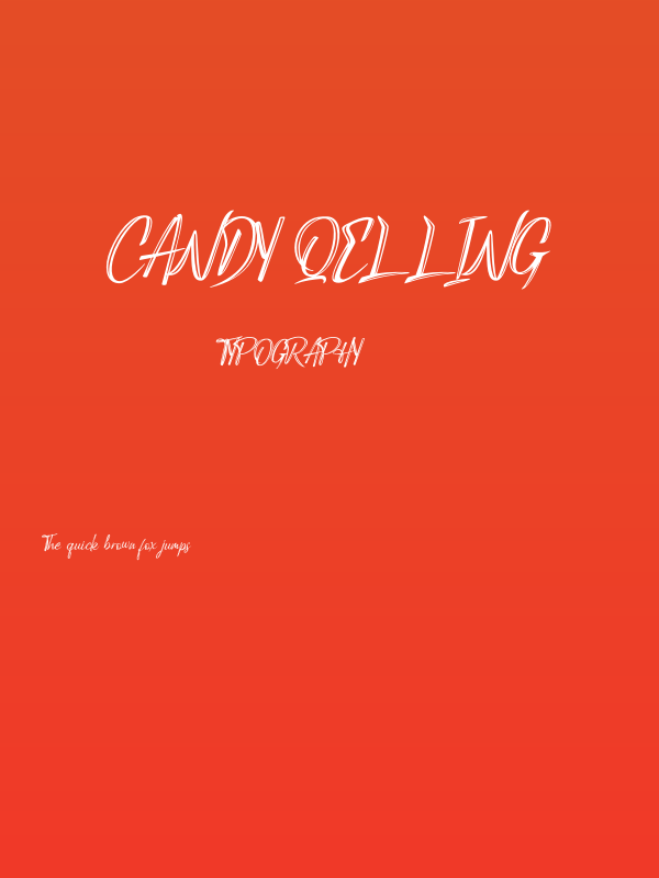Candy Qelling Poster