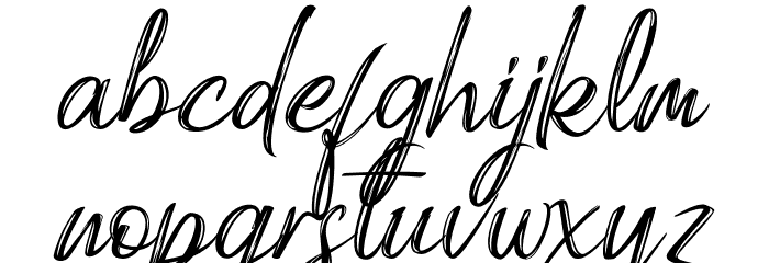 Candy Qelling Font LOWERCASE