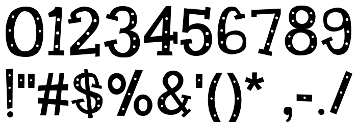 Candy Randy Font OTHER CHARS