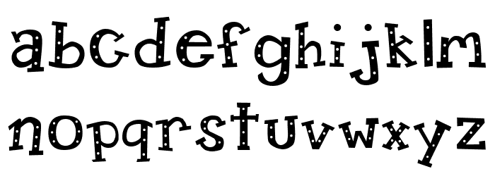 Candy Randy Font LOWERCASE