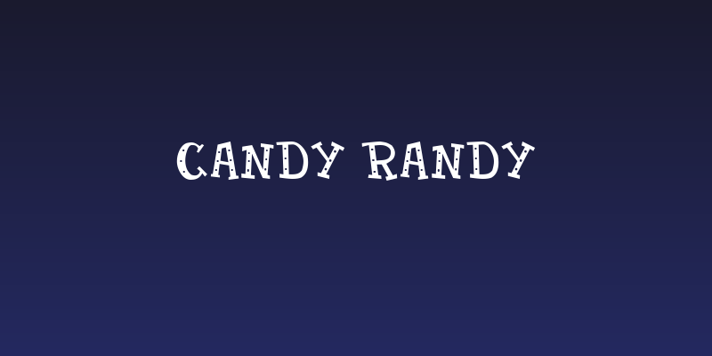 Candy Randy Social Header
