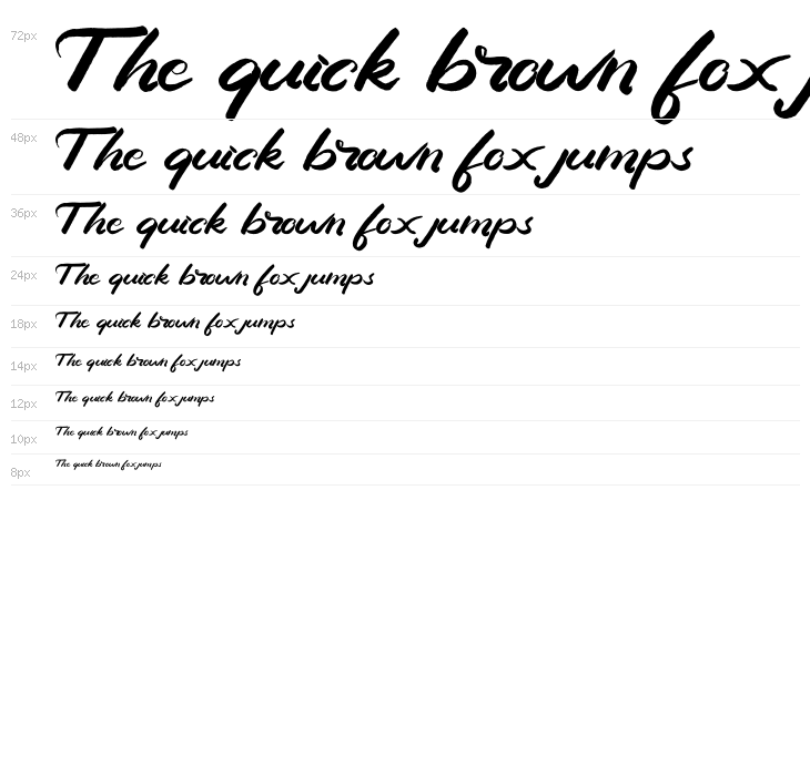 Candy-Regular Waterfall