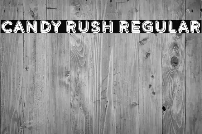 Candy Rush Regular Fuentes examples